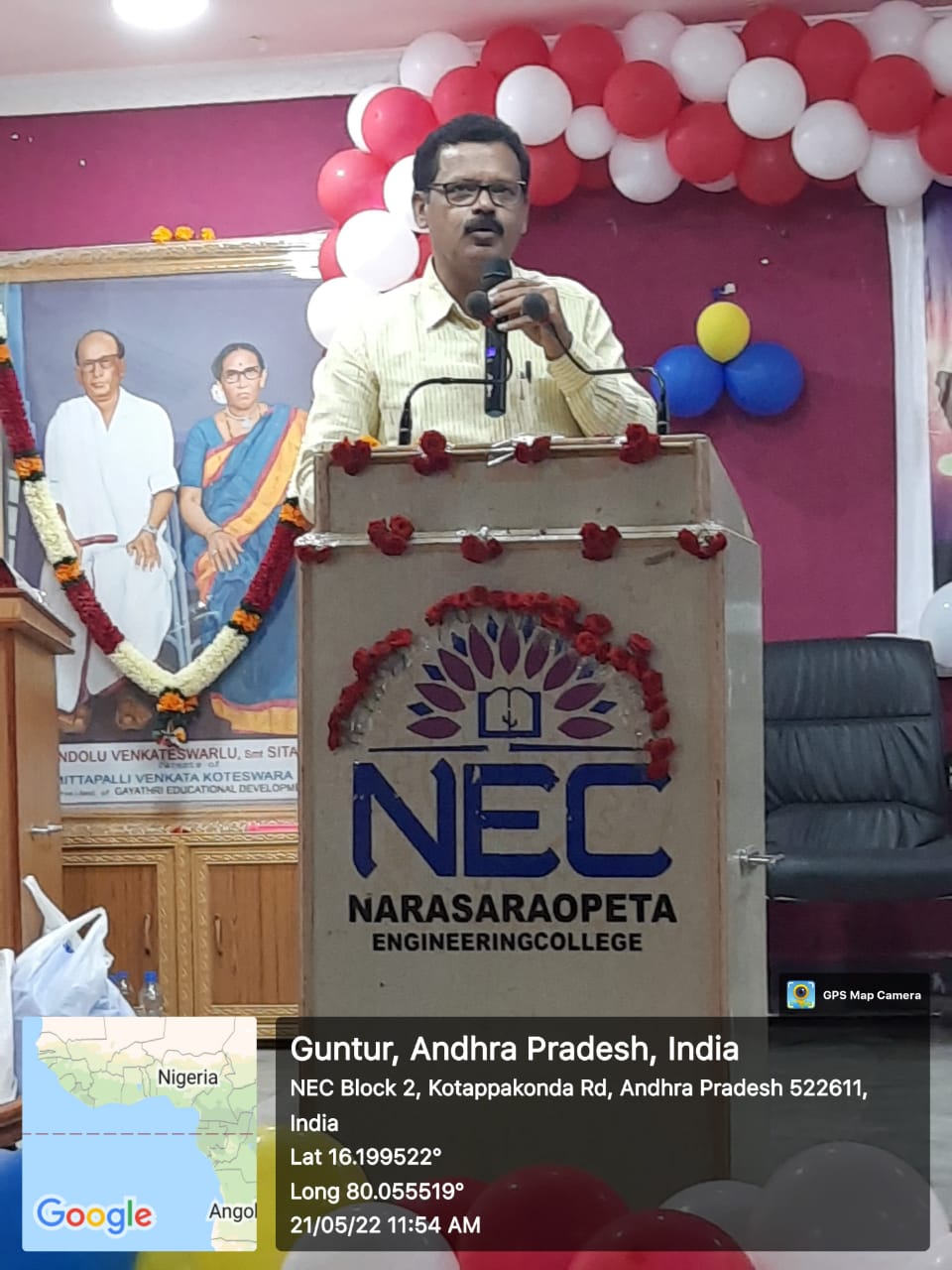 Department of ECE gave a grand farewell party to the seniors 2018-2022 On  the 21st of May